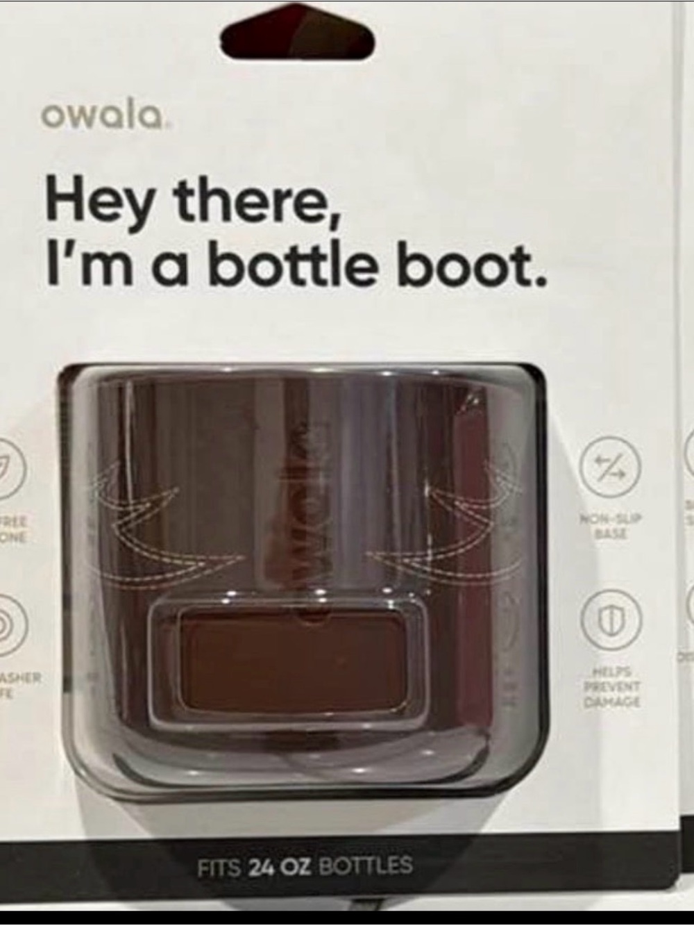 Owala Bottle Boot Protective Sleeve - Brown